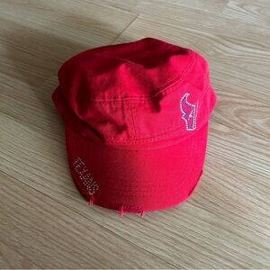 Houston Texans Red 100% Cotton Twill Logo Hat Women’s OS